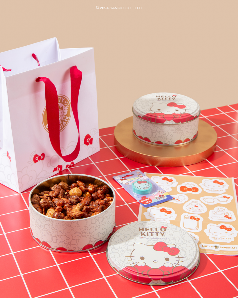 Nutty Bavarian e Hello Kitty: Celebrando 50 anos de Fofura com uma Colaboração Especial