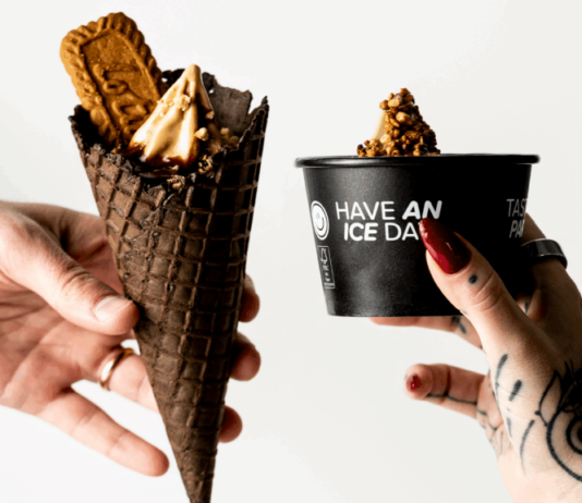 Sobremesas Dubai Bueno e BisCrush da SOFT Ice Cream.